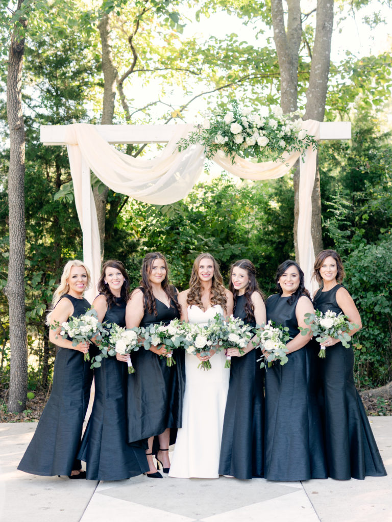 bridesmaids photos at rosemary barn