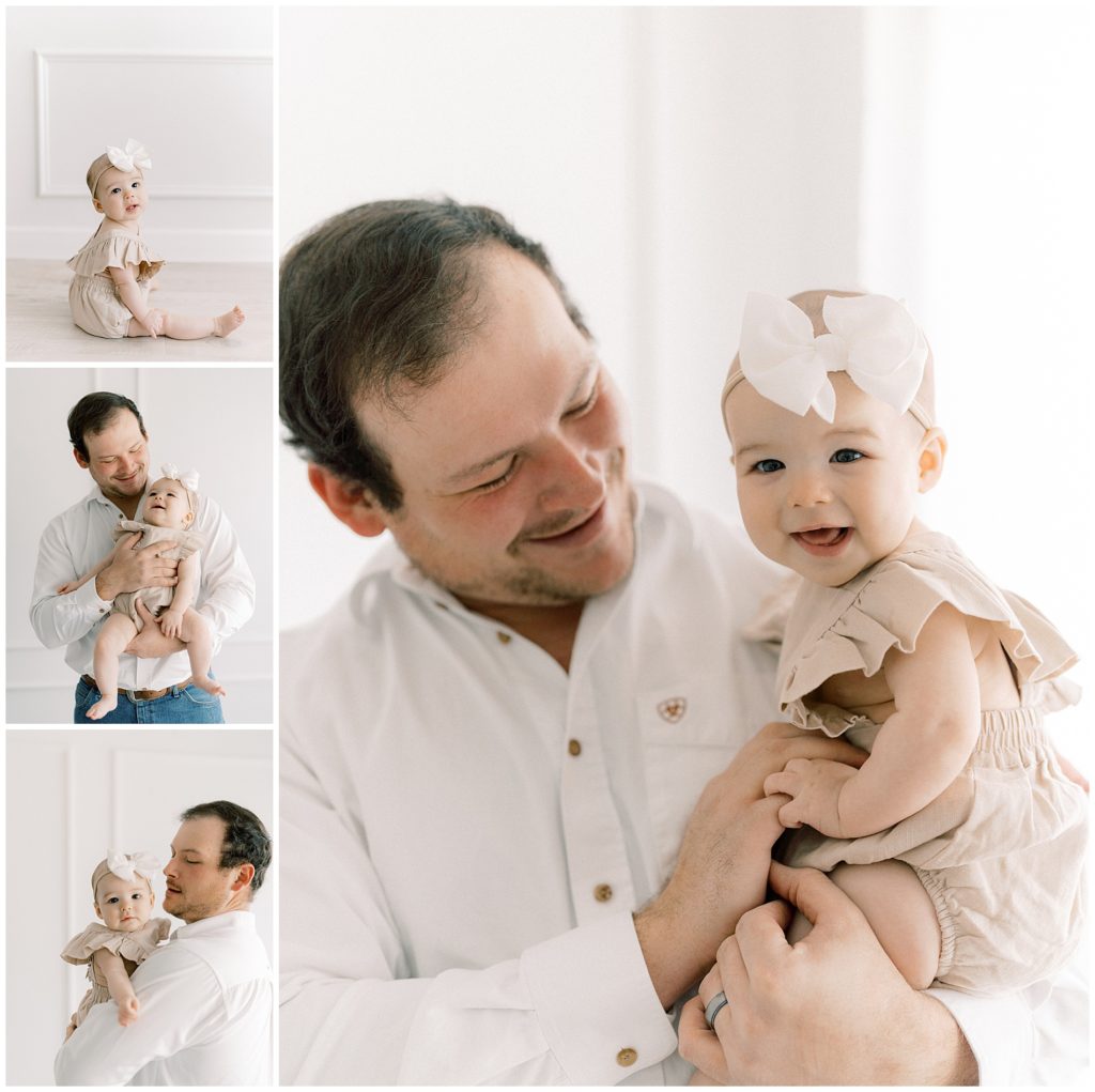 mckinney family photography of father and daughter