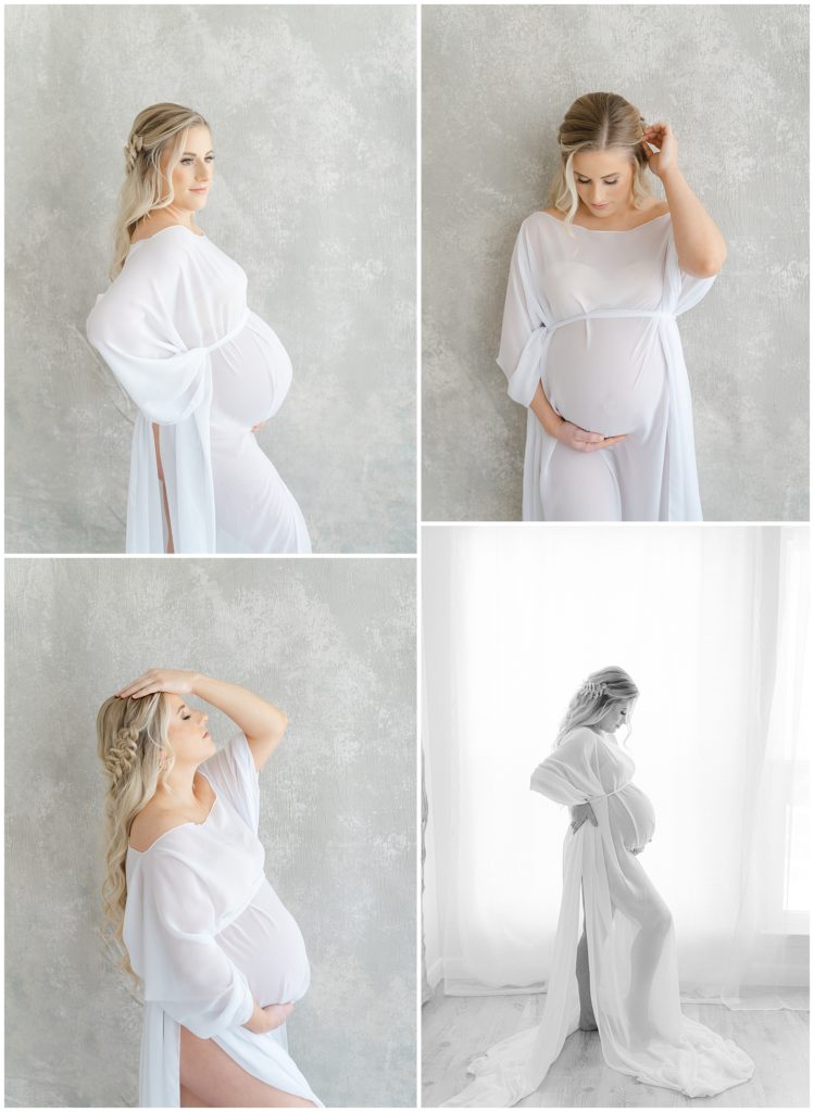 studio maternity session prosper photographer