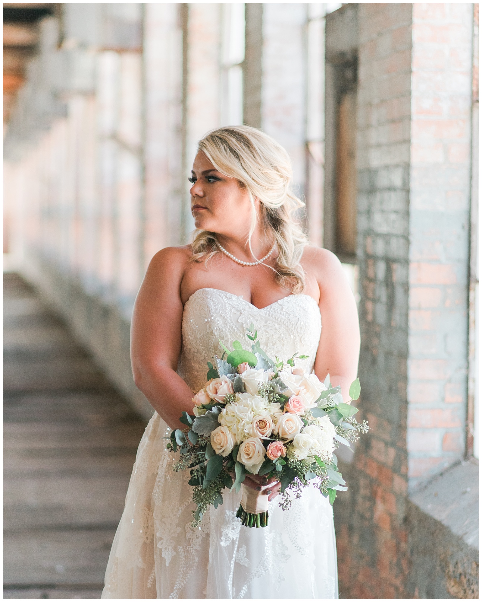 Kendall's Bridal Session | McKinney Cotton Mill - Catie Ann Photography