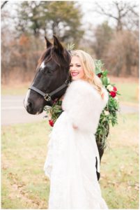 horse bridal portrait