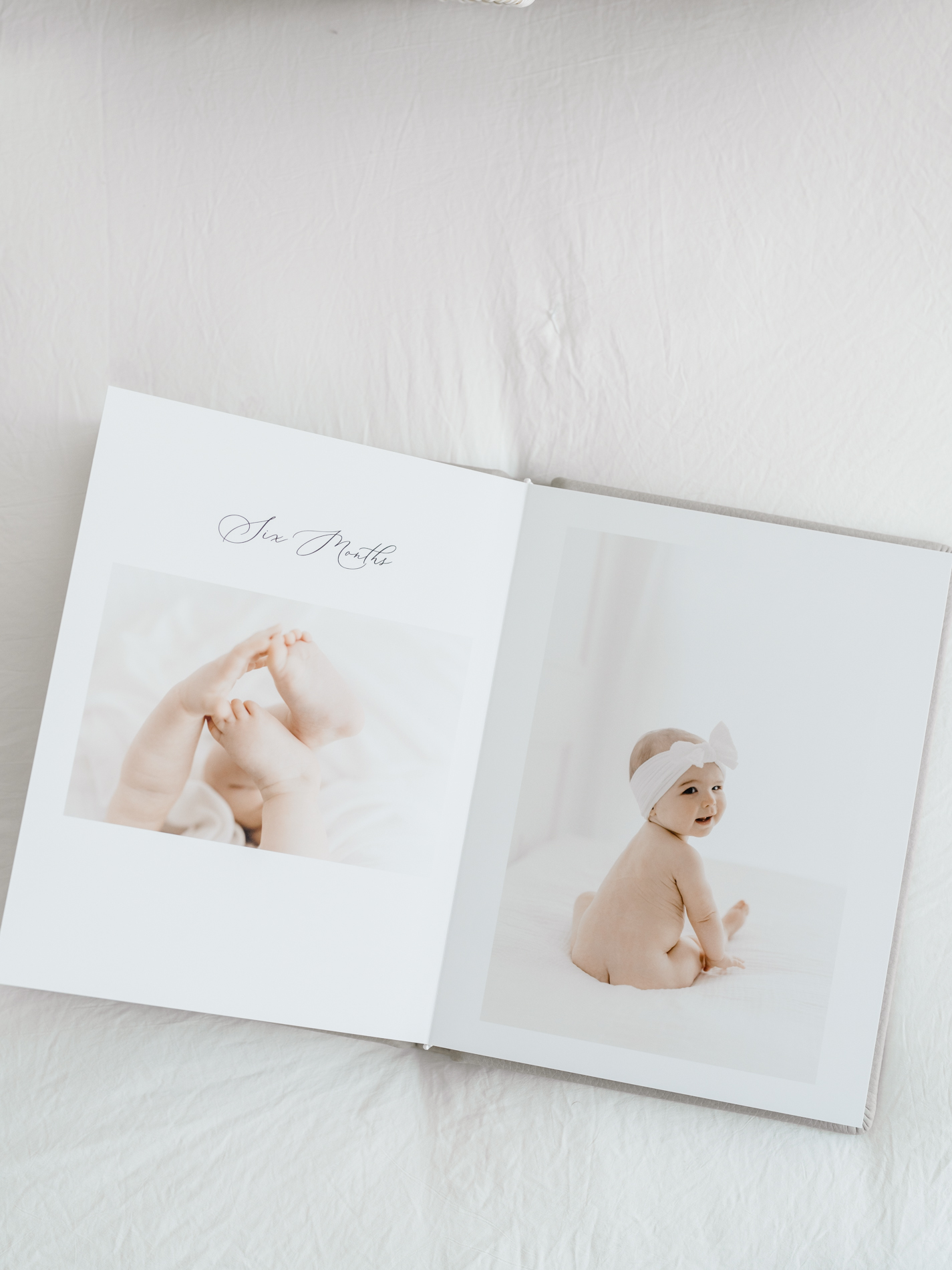 baby album with images from baby's first year collective